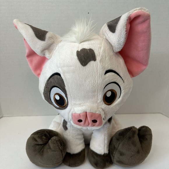 Disney Parks Pua Big Feet Plush Stuffed Animal, White/Pink/Brown 10 inches Moana - Picture 14 of 14